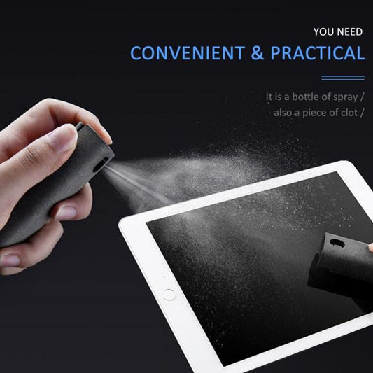 2 In 1 Phone Computer Screen Cleaner Kit For Screen Dust Removal Microfiber Cloth Set - Hifi Wireless