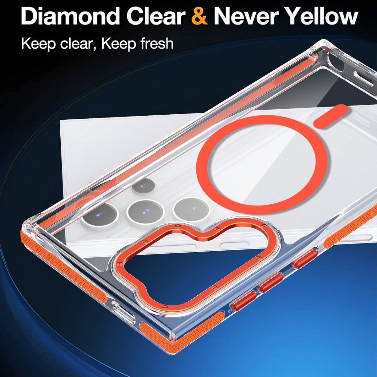 Two-color Xuncai For S25 ULTRA Phone Case Colorful Hardware Magnetic Suction