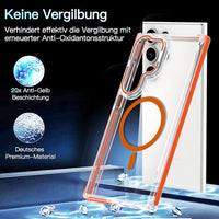 Two-color Xuncai For S25 ULTRA Phone Case Colorful Hardware Magnetic Suction