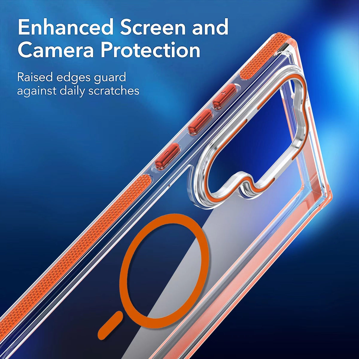 Two-color Xuncai For S25 ULTRA Phone Case Colorful Hardware Magnetic Suction