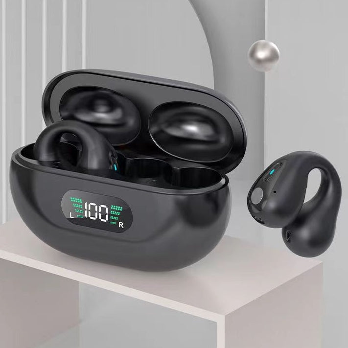 Bone Conduction Headphones TWS Earbuds Ear Clip Bluetooth 5.3 Touch Wireless Earphone In - Ear Bass HIFI Sports Headset - Hifi Wireless