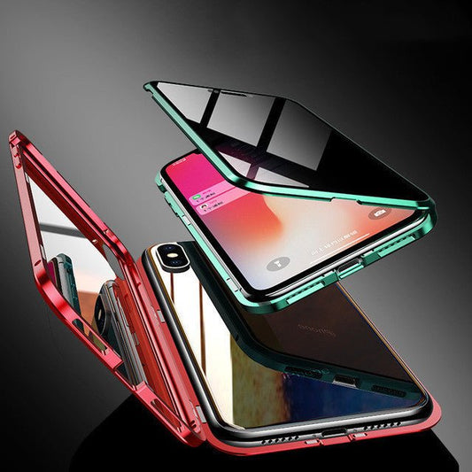 Phone Case Anti - peep Magnetic Protective Shell Magnetic Privacy Glass Case For Phone - Hifi Wireless
