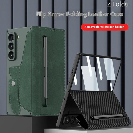 ZFold6 Folding Phone Case Flip Leather Case Phone Case - Hifi Wireless